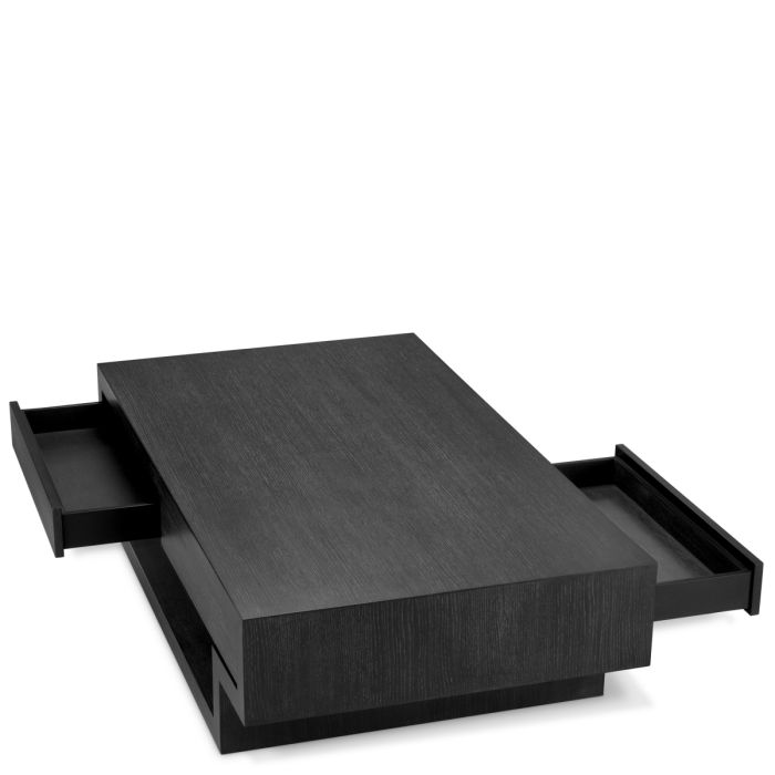 Table basse en chêne anthracite | Eichholtz Rialto