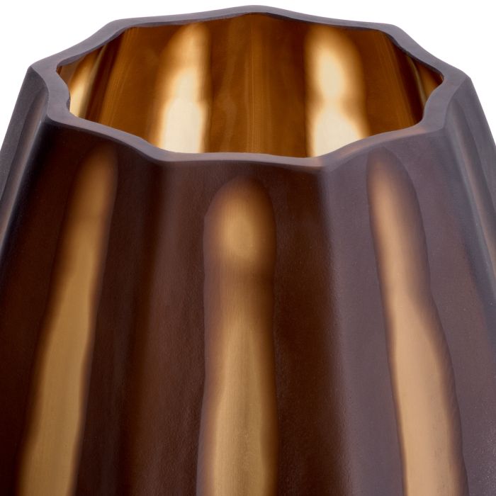 Vase en verre soufflé marron foncé | Eichholtz Tiara S