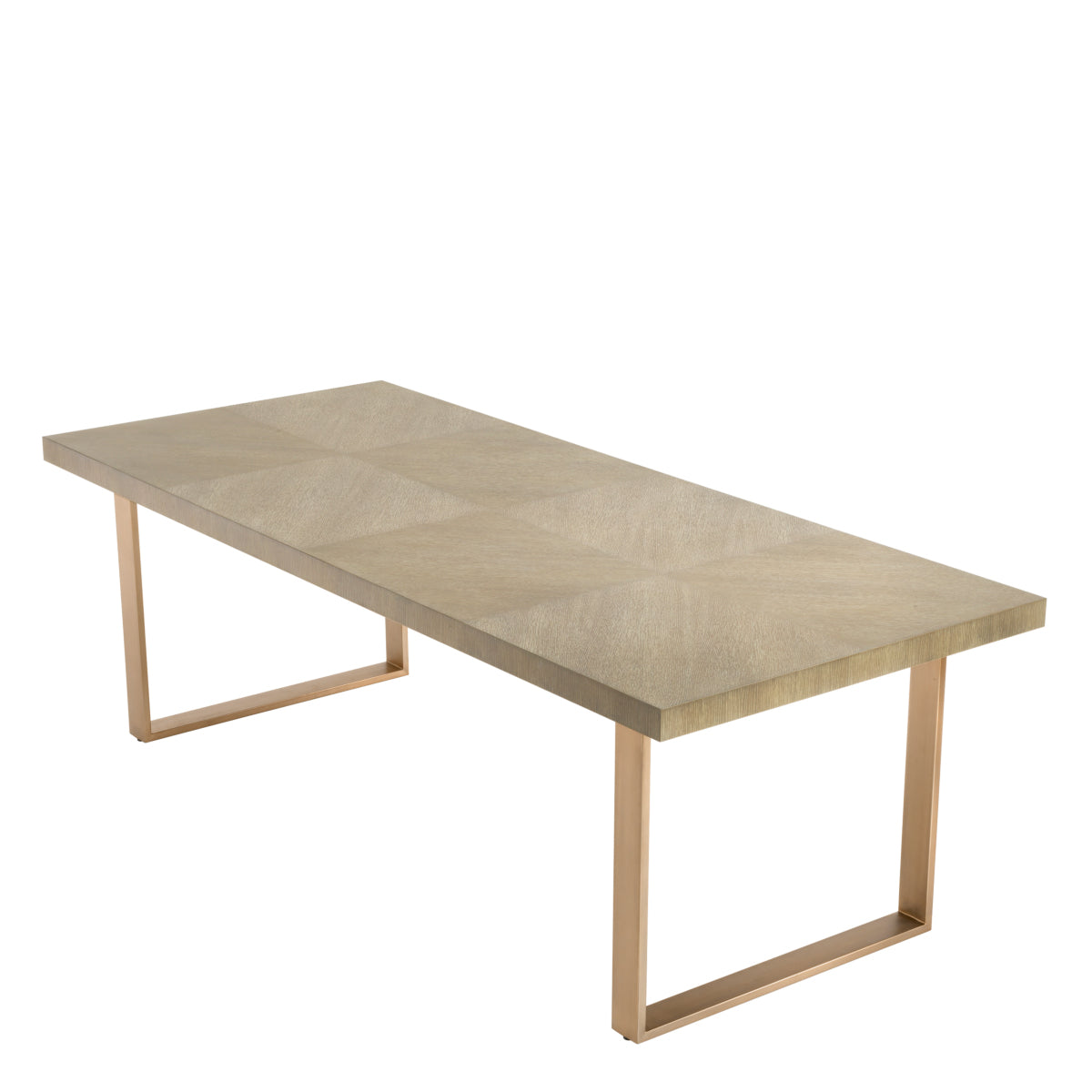 Table de salle à manger en placage chêne blanchi | Eichholtz Remington 230 cm - vue d'ambiance | REMO-HOME