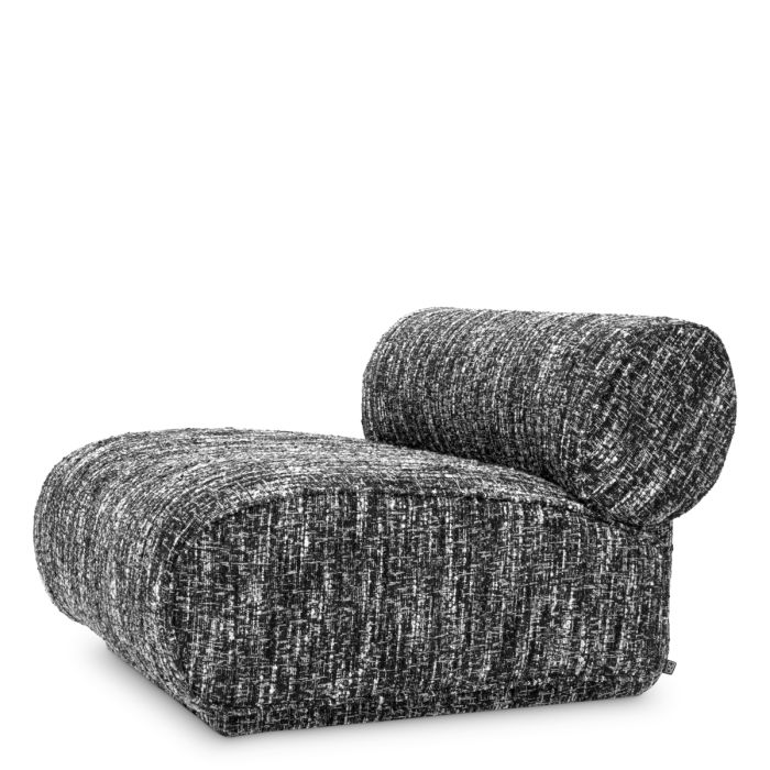 Fauteuil bouclé blanc et noir | Eichholtz Urbano