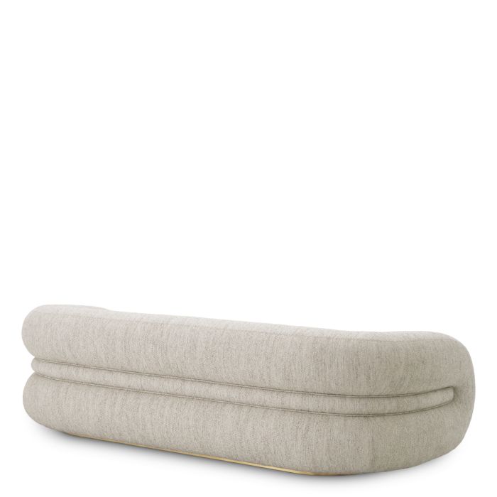 Canapé 2-3 places en tissu greige | Eichholtz Cosenza