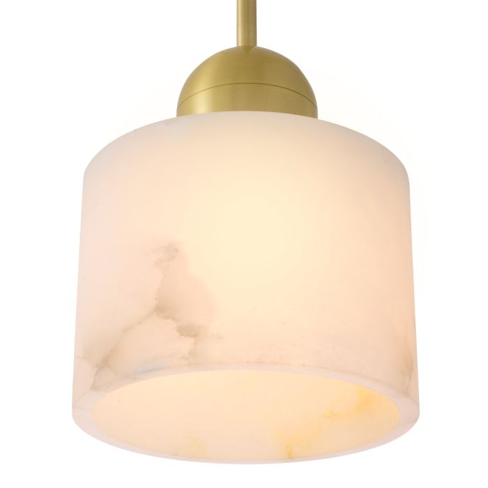Suspension ronde dorée et en albâtre | Eichholtz Etruscan