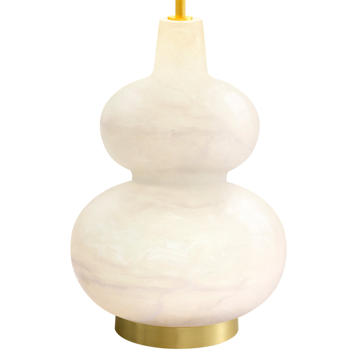 Lampe de table en laiton antique avec abat-jour en alabaster | Eichholtz Cavo - vue d'ambiance | REMO-HOME