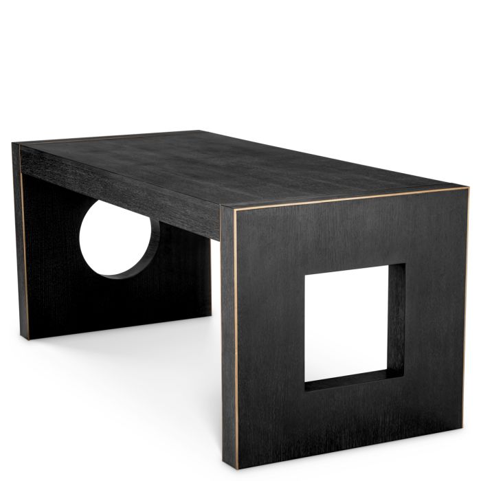 Bureau en chêne gris anthracite | Eichholtz Rovigo
