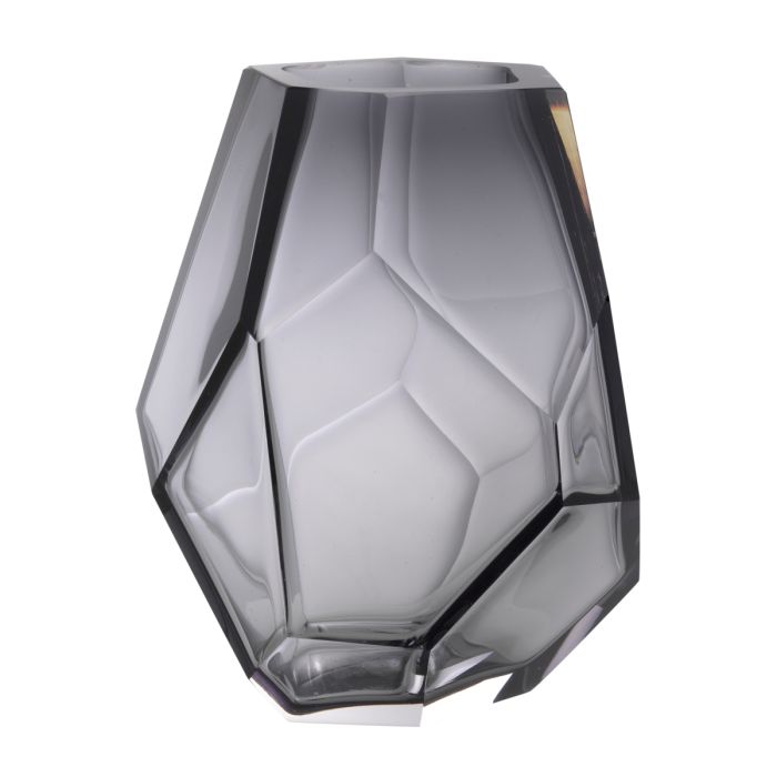 Vase en verre soufflé gris | Eichholtz Martina