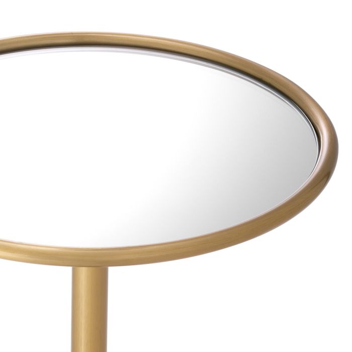 Table d'appoint dorée en verre miroir | Eichholtz Narciso