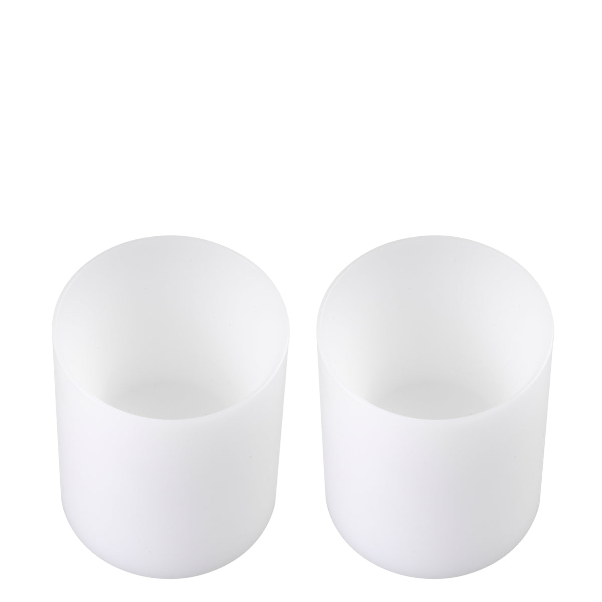 Artificial Candle deep ø 10 x H. 12 cm set of 2