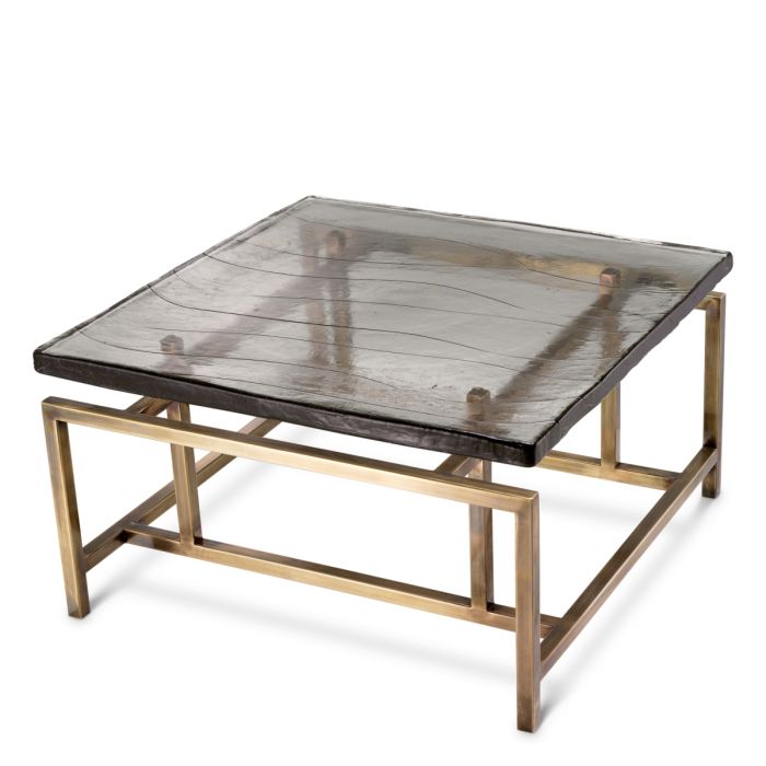 Table basse dorée en verre soufflé | Eichholtz Schlumberg