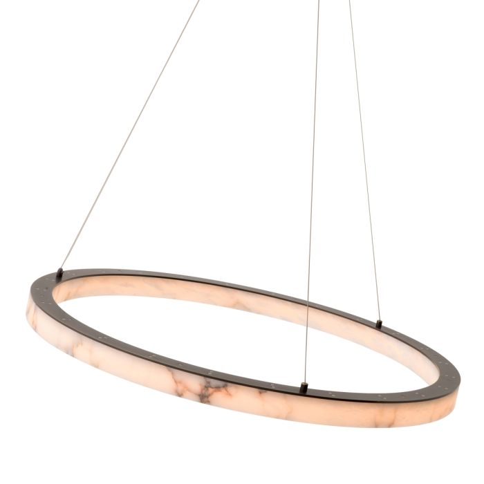 Lustre en bronze et en albâtre | Eichholtz Sankt Gallen L