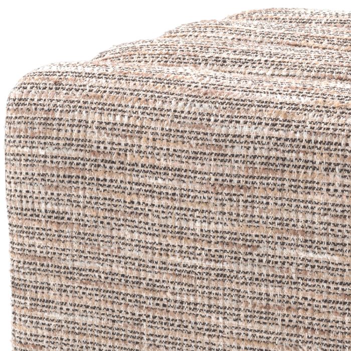 Pouf en tissu Mademoiselle beige | Eichholtz Bente