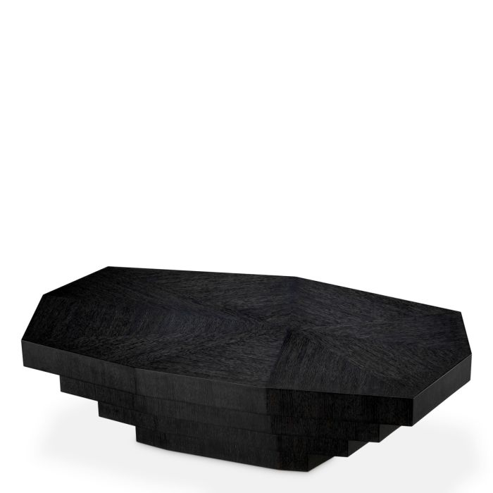 Table basse en chêne anthracite | Eichholtz Vezio