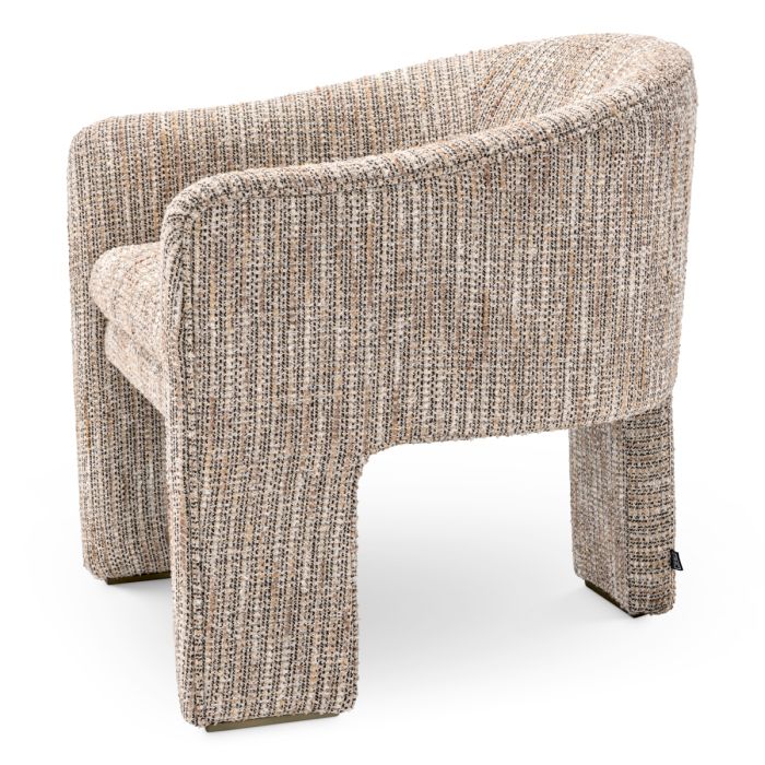 Fauteuil en tissu beige | Eichholtz Pebbles