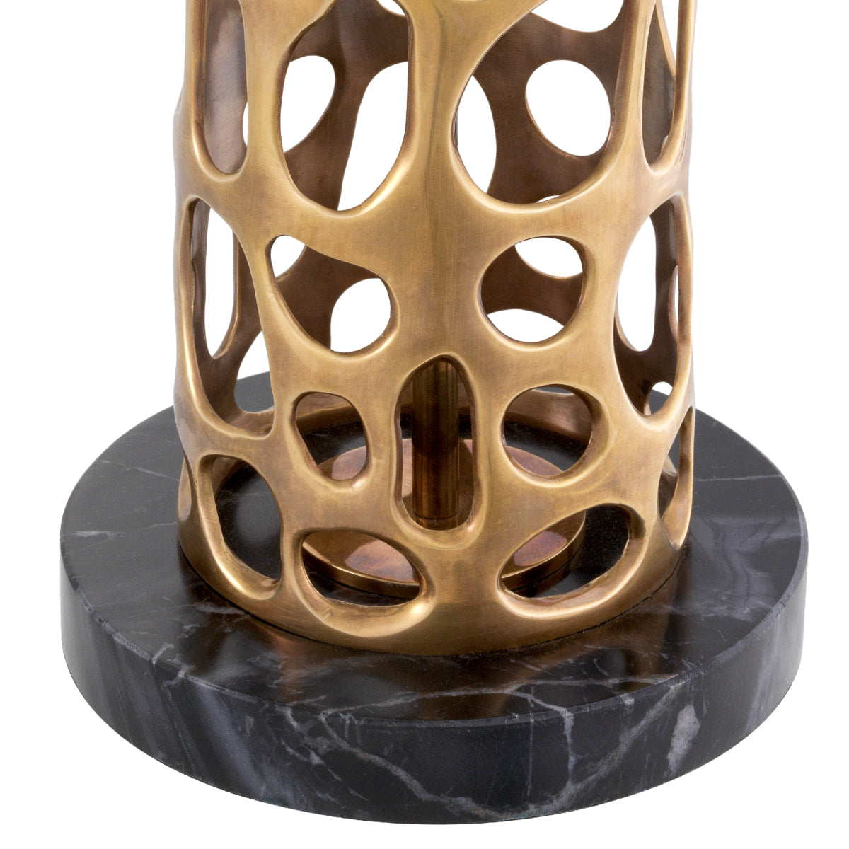 Lampe de table en laiton antique avec abat-jour | Eichholtz Dix - vue d'ambiance | REMO-HOME