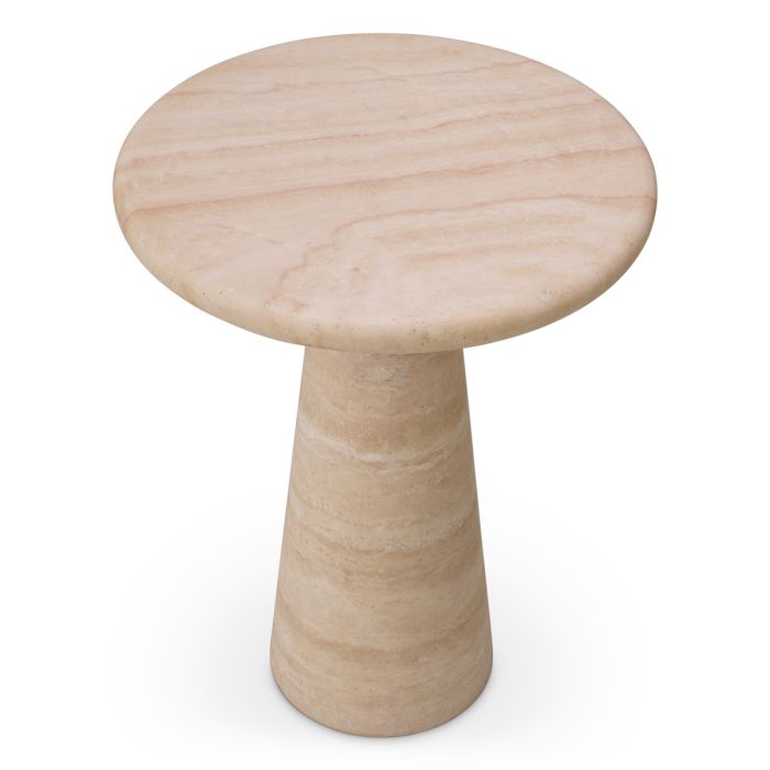 Table d'appoint en travertin | Eichholtz Adriana L