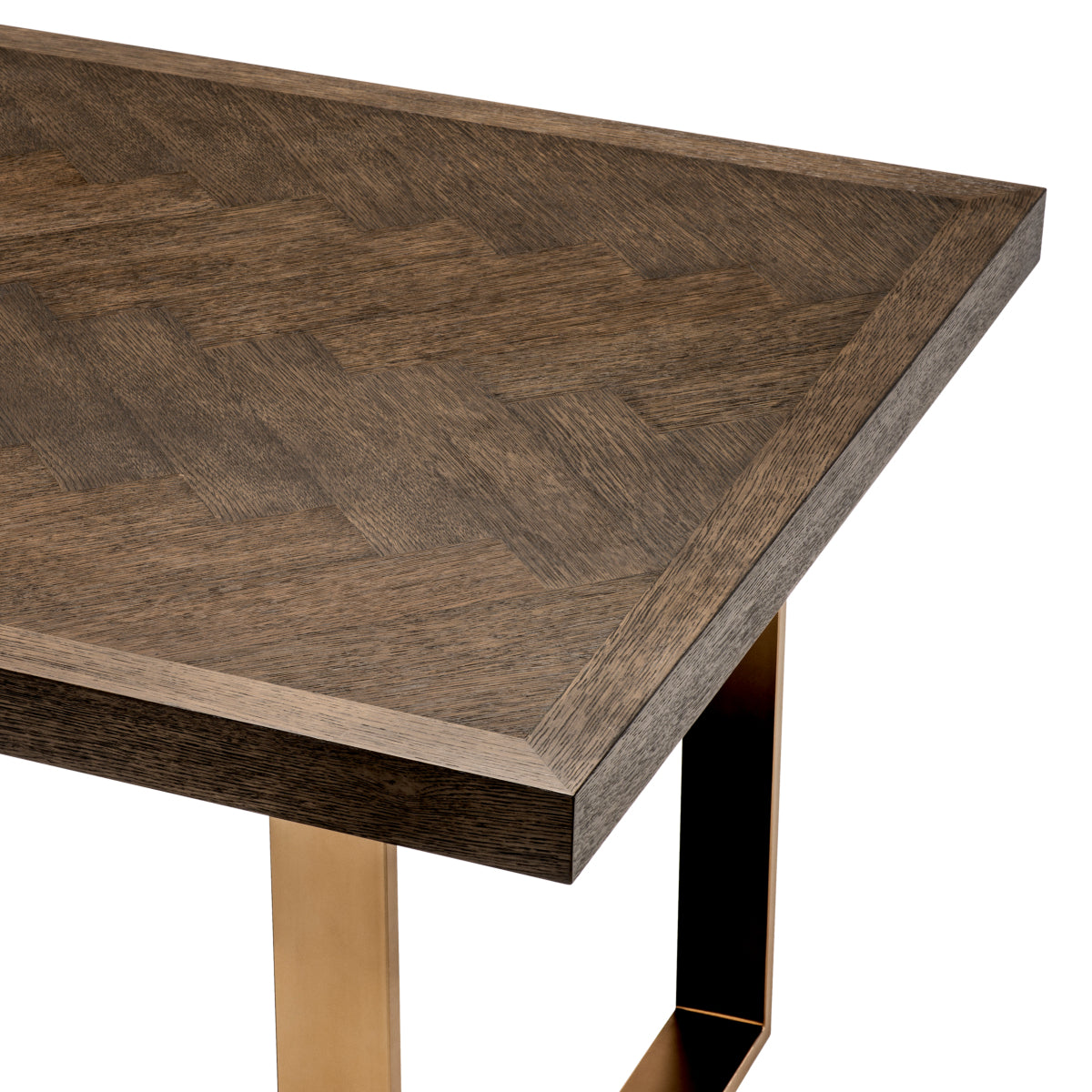Table à manger en placage de chêne brun | Eichholtz Melchior - vue d'ambiance | REMO-HOME