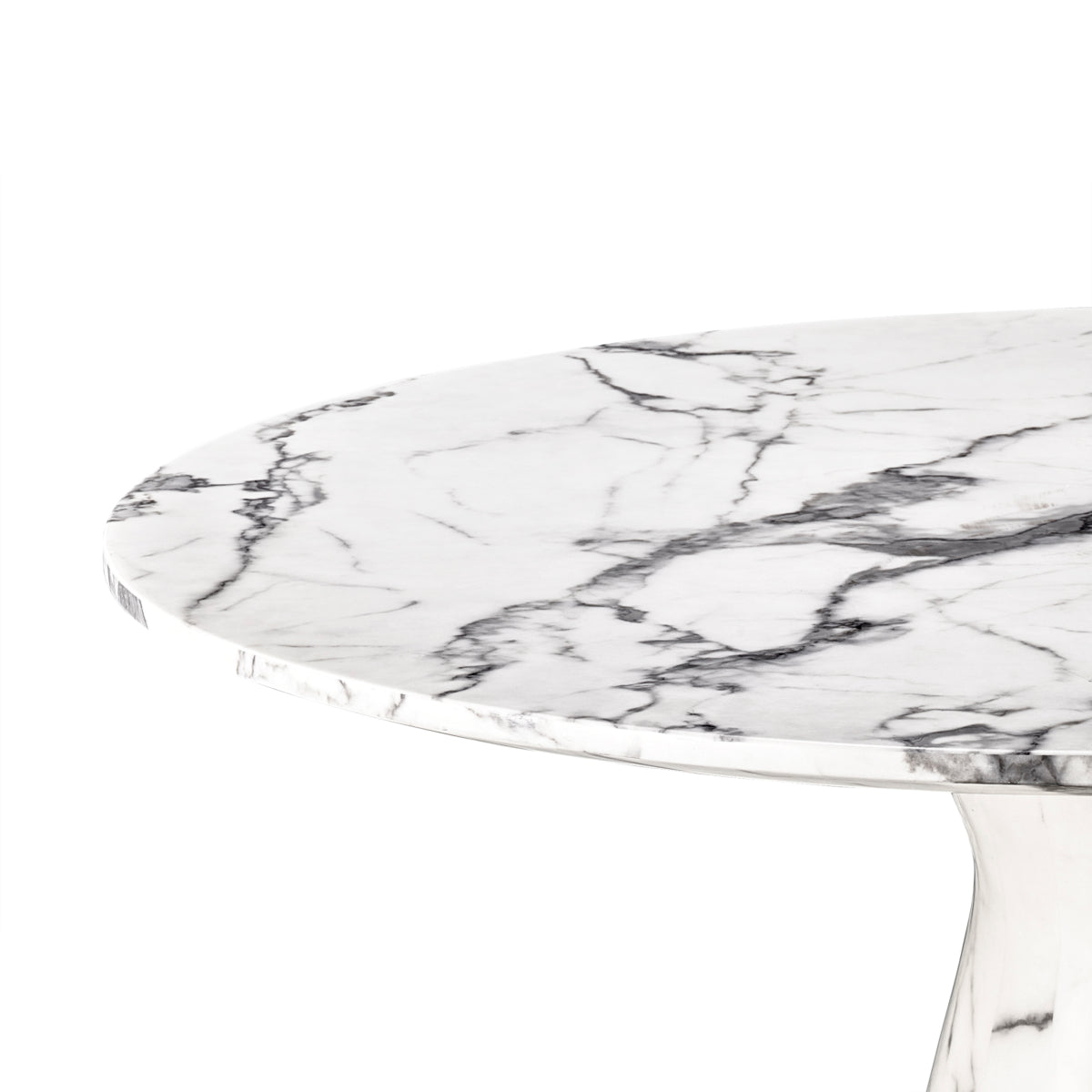 Table à manger en faux marbre blanc | Eichholtz Turner - vue d'ambiance | REMO-HOME