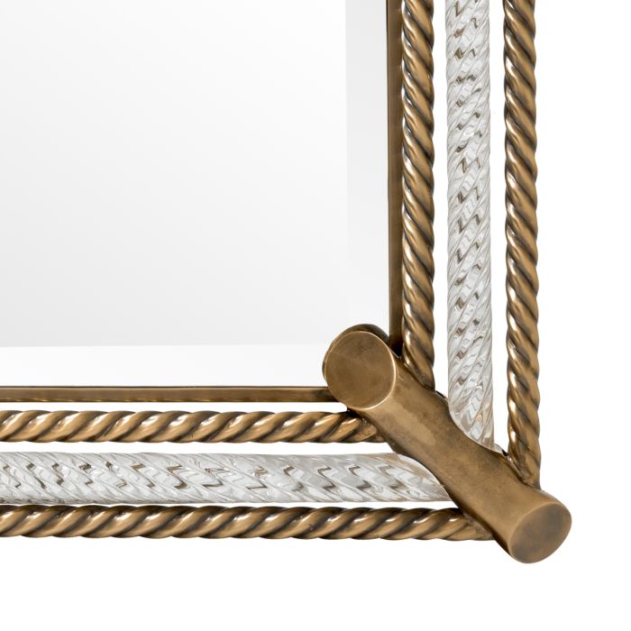 Miroir rectangulaire en laiton | Eichholtz Civita