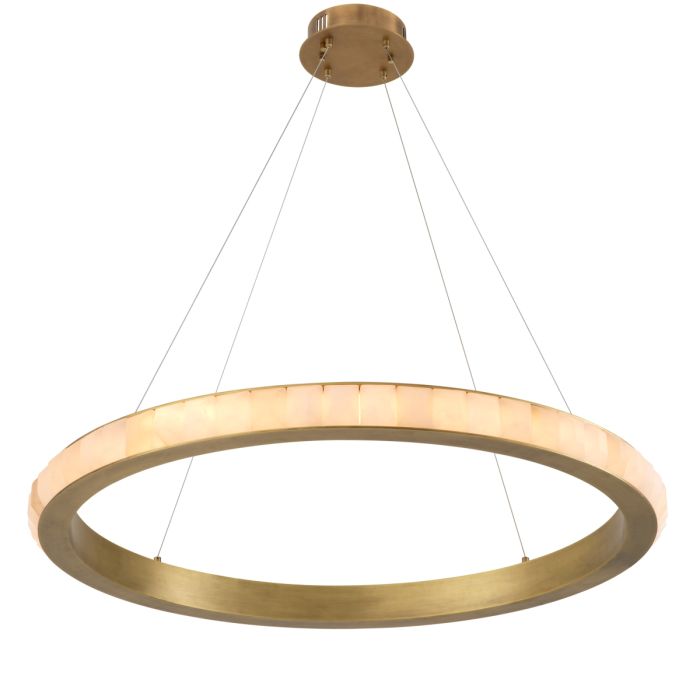 Lustre doré en albâtre | Eichholtz Cabildo
