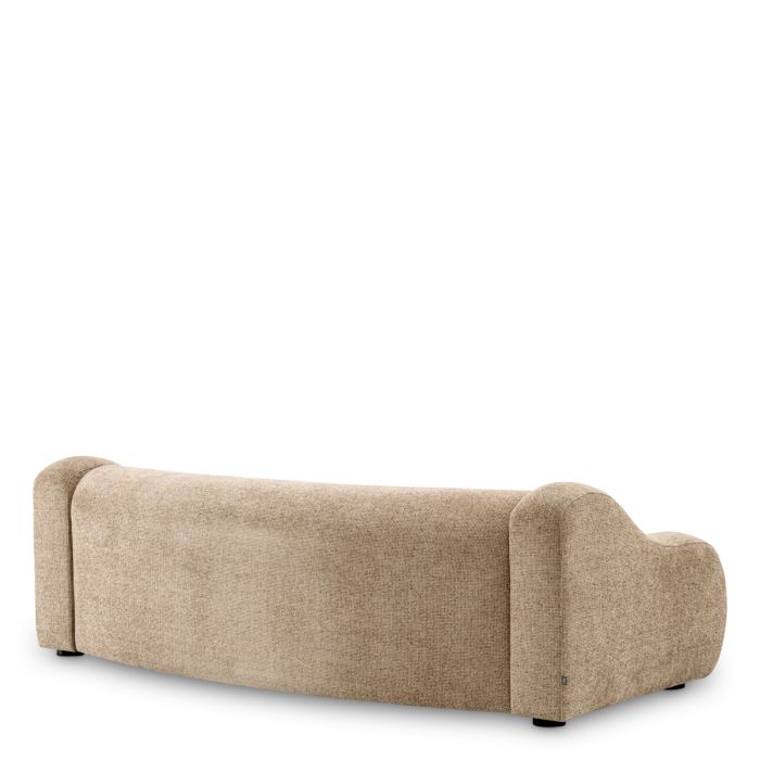 Canapé 3 places en tissu sable | Eichholtz Carbone