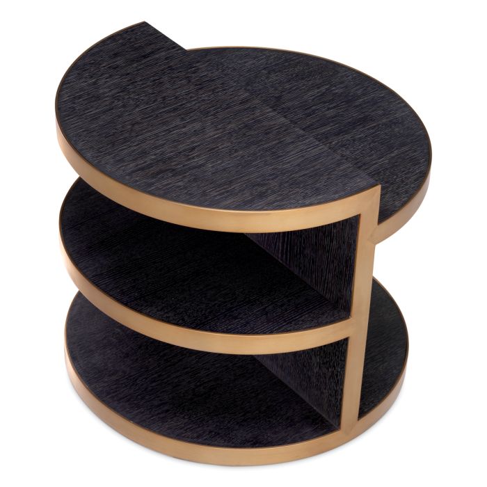 Table d'appoint en chêne anthracite | Eichholtz Nilo