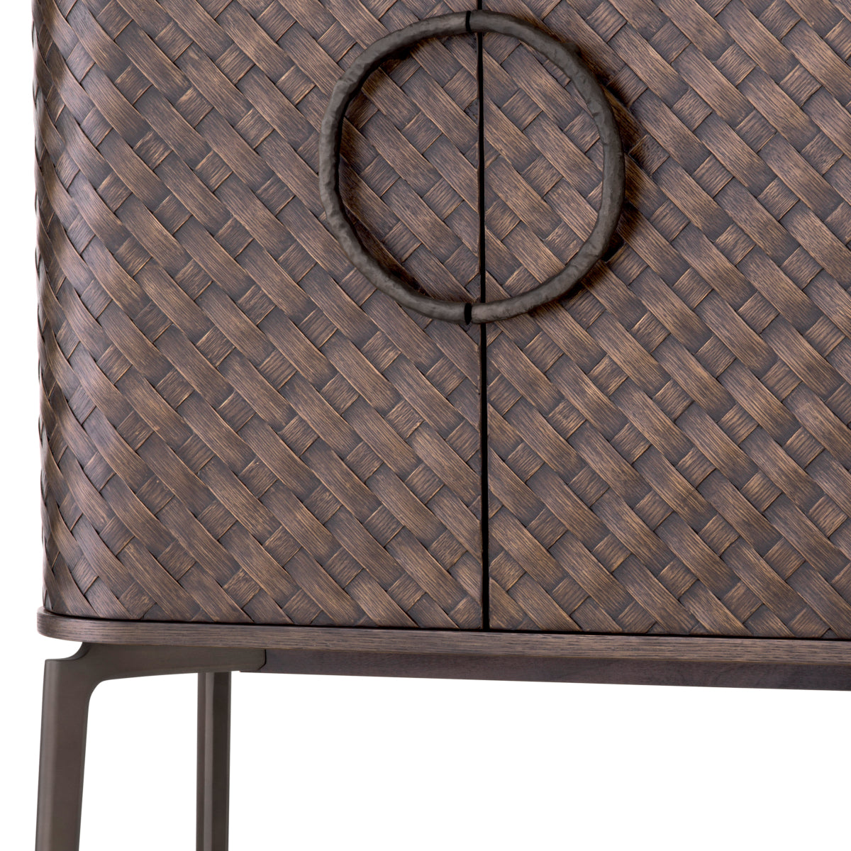Buffet en placage de chêne et finition en bronze | Eichholtz Nilsson - vue d'ambiance | REMO-HOME
