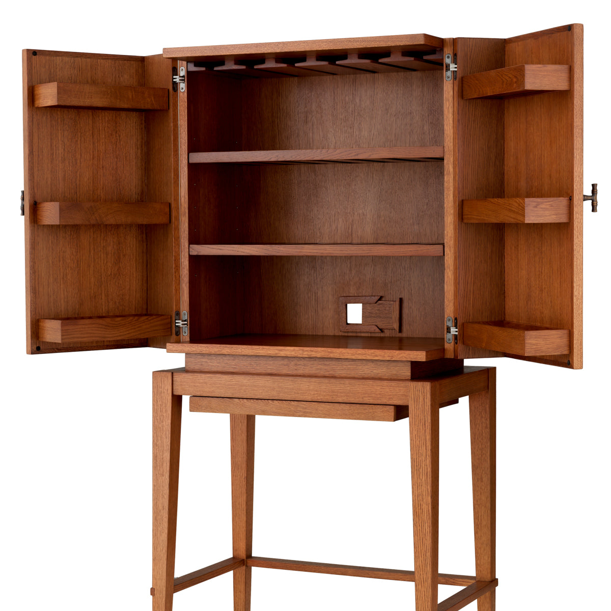 Buffet en placage chêne caramel | Eichholtz Borchard - vue d'ambiance | REMO-HOME