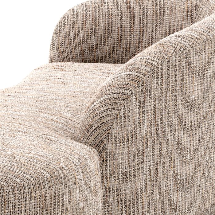 Canapé 2-3 places en tissu Mademoiselle beige | Eichholtz Bernd