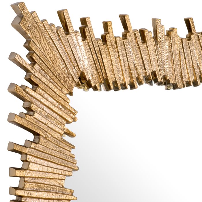 Miroir rectangulaire en métal doré | Eichholtz Bryant