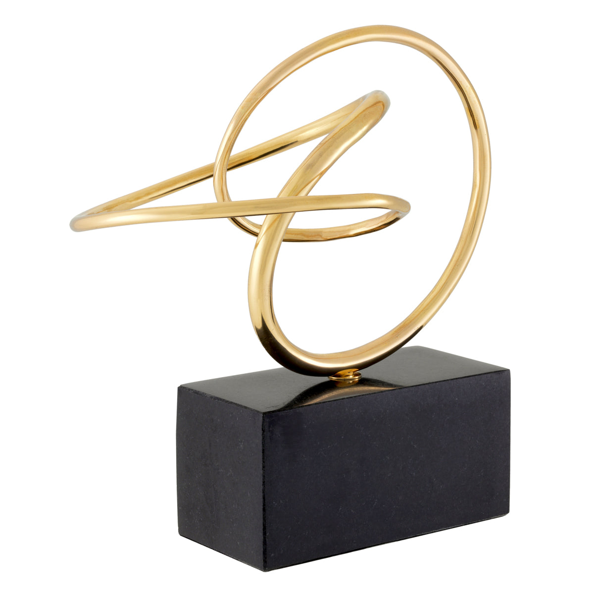 Objet Frank en laiton poli et base en granit | Eichholtz Frank - vue d'ambiance | REMO-HOME