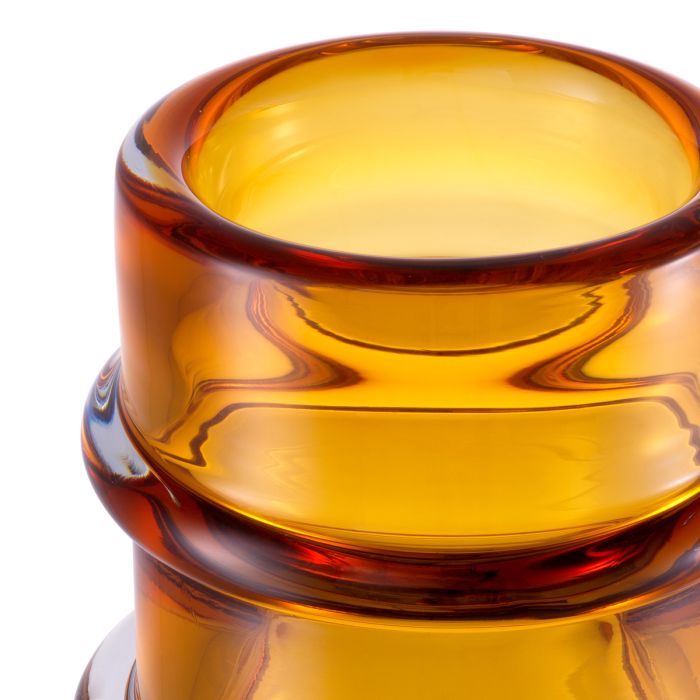 Vase en verre soufflé ambré | Eichholtz Bloom
