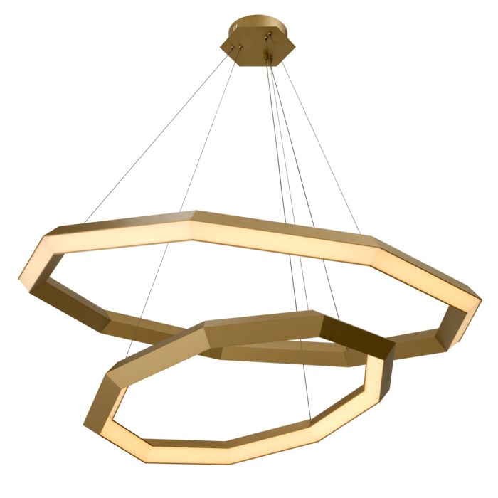 Lustre doré en verre | Eichholtz Helvetica L