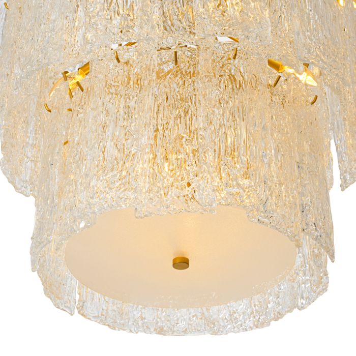 Lustre doré en verre soufflé | Eichholtz Almeria
