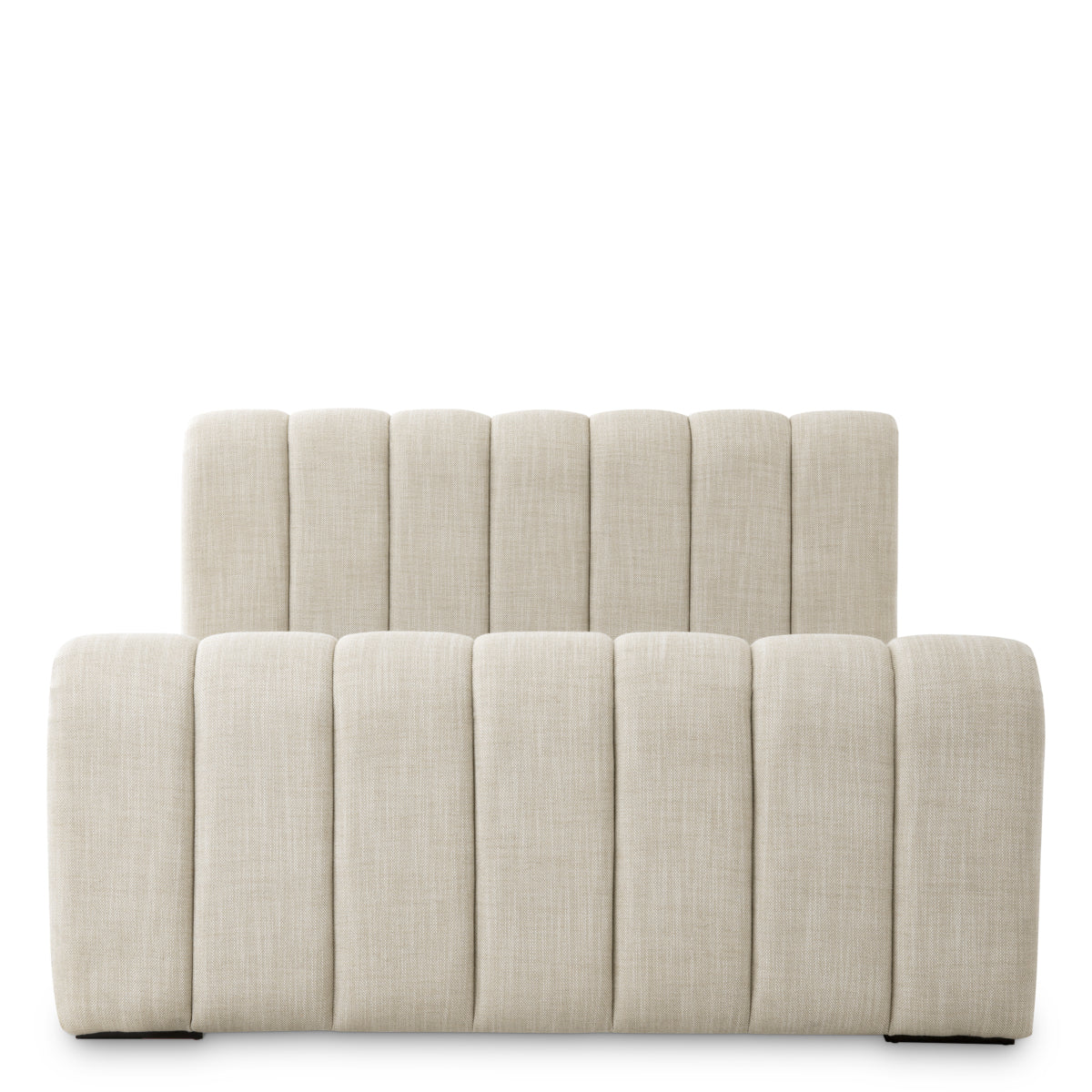 Cadre de lit en albury beige | Eichholtz Kayden - vue d'ambiance | REMO-HOME