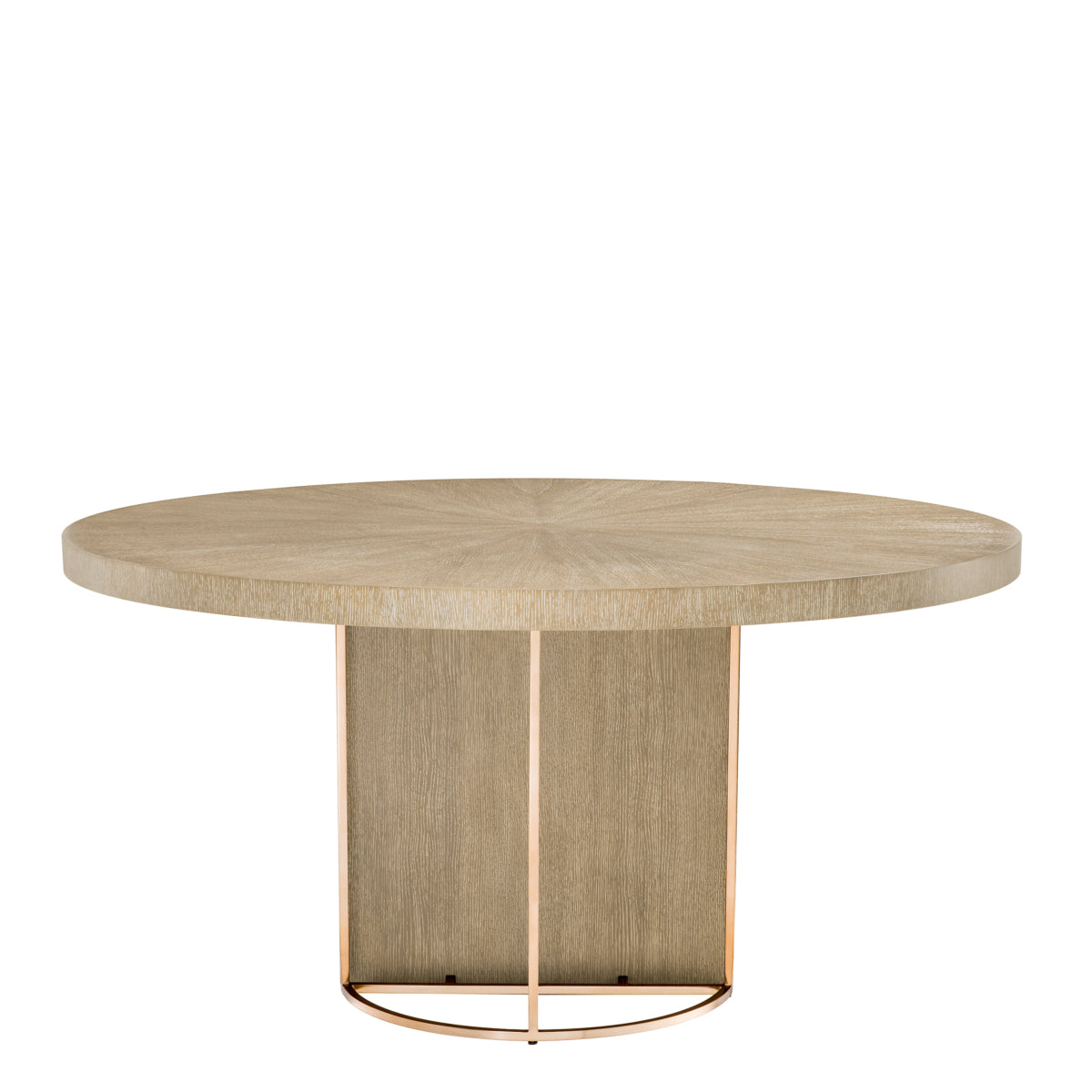 Table de salle à manger en placage chêne blanchi | Eichholtz Remington - vue d'ambiance | REMO-HOME
