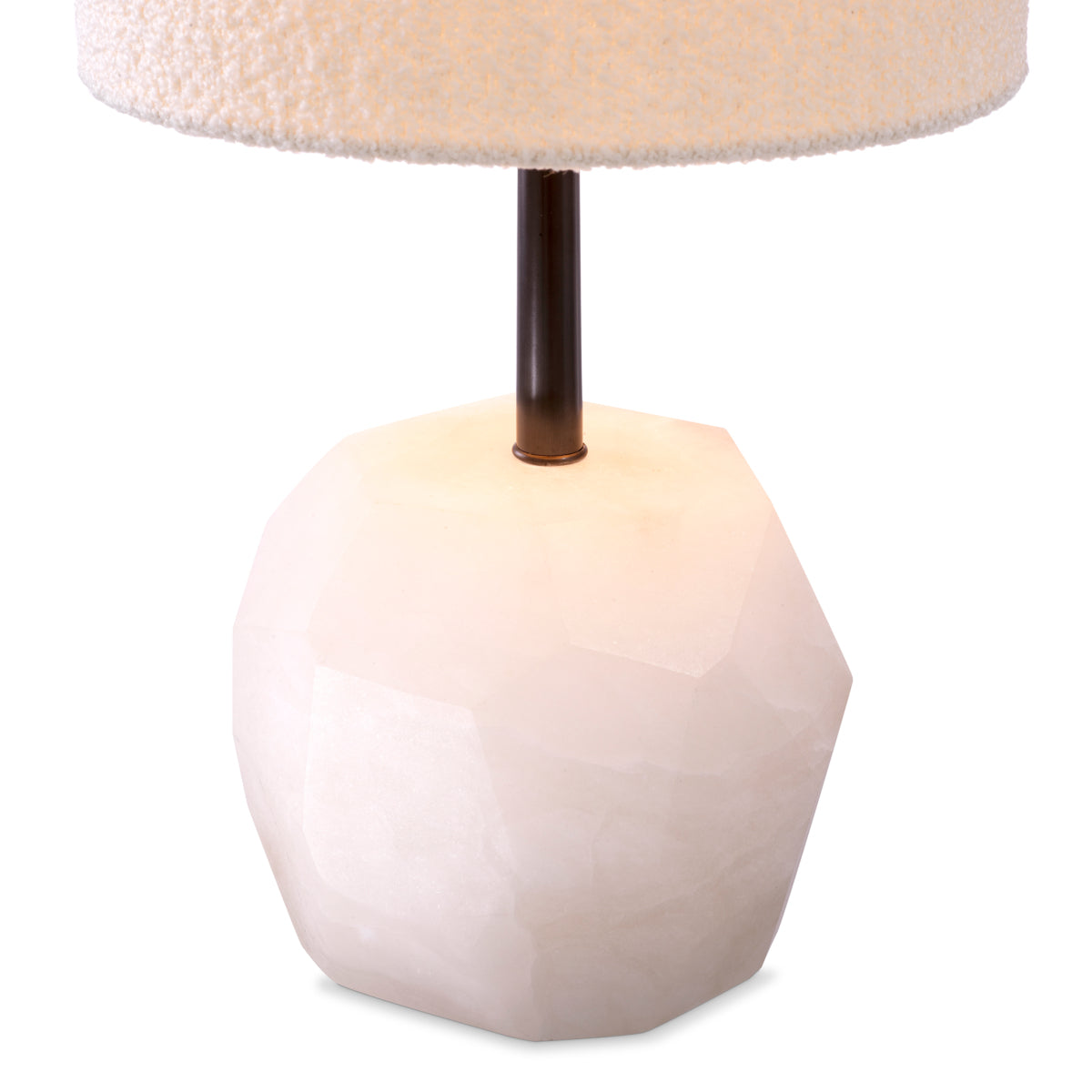 Lampe de table en alabaster avec abat-jour | Eichholtz Cahaba - vue d'ambiance | REMO-HOME