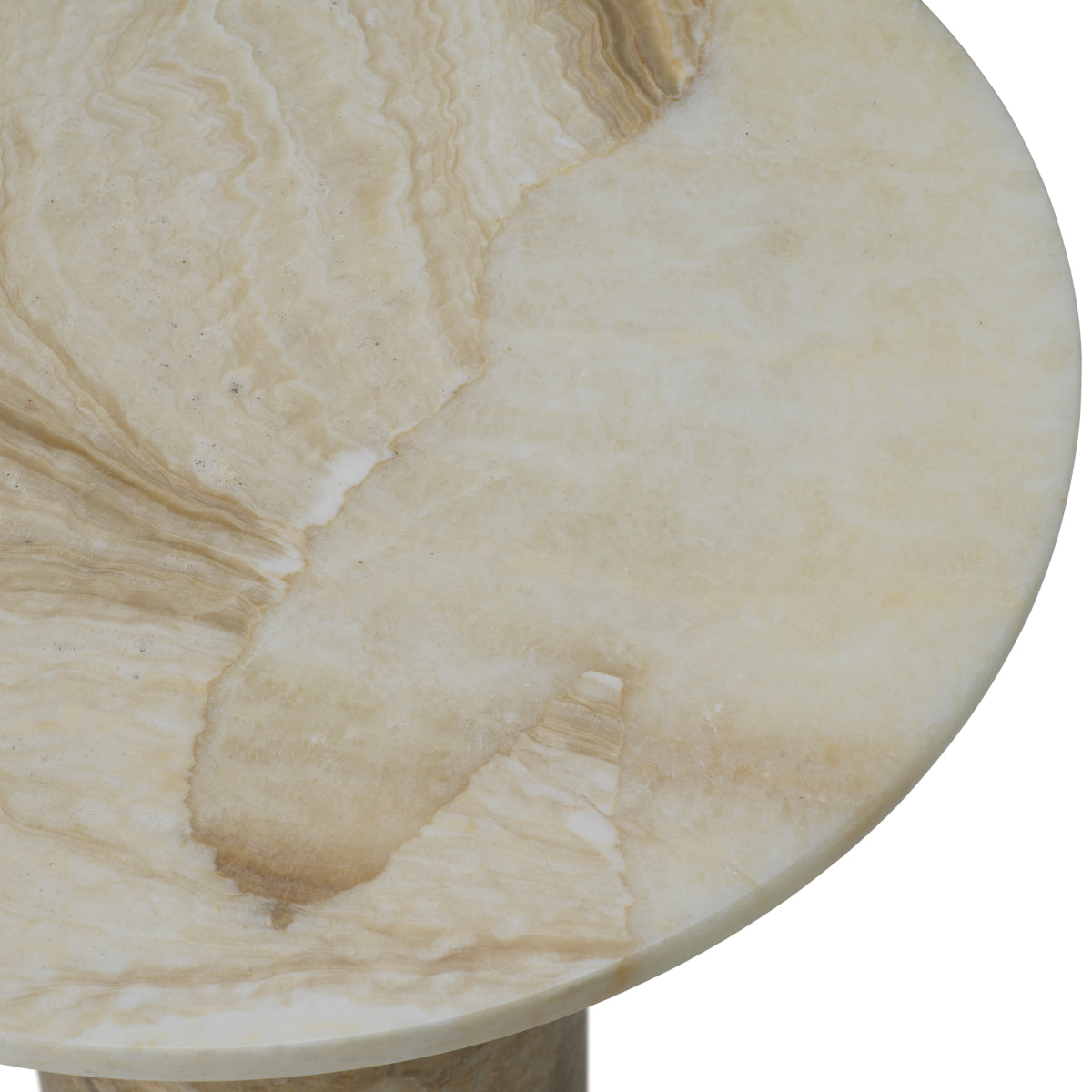 Table d'appoint en marbre blanc | Eichholtz Terry - vue d'ambiance | REMO-HOME