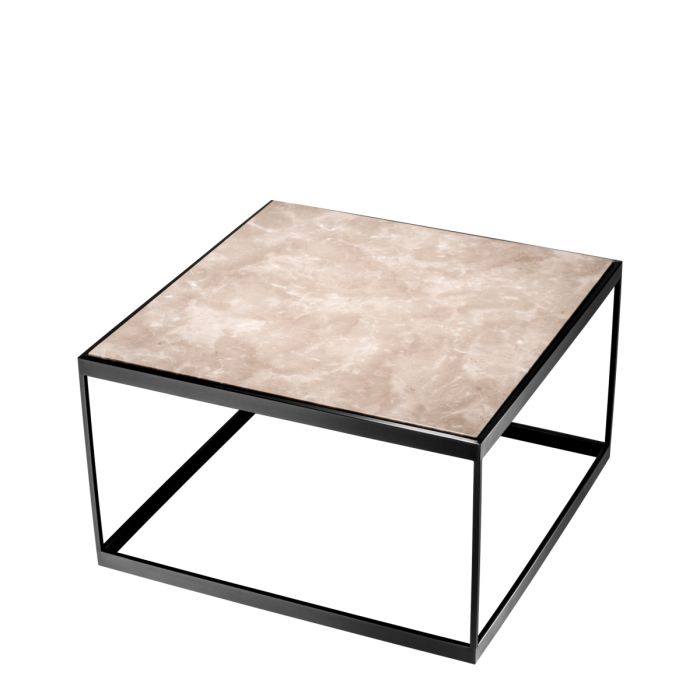 Table d'appoint en bronze et marbre beige | Eichholtz La Quinta
