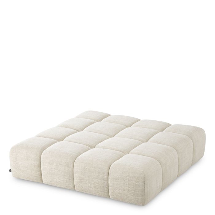 Pouf modulable en tissu beige | Eichholtz Hunter