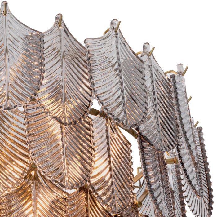Lustre doré en verre fumé | Eichholtz Verbier S
