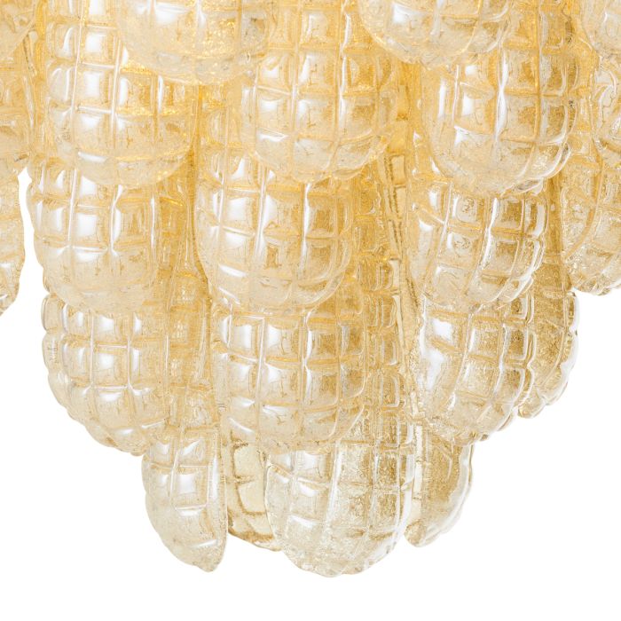 Lustre doré et verre champagne | Eichholtz Chaves S