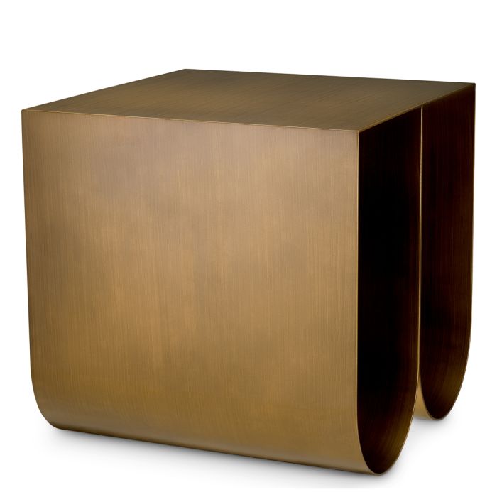 Table d'appoint en laiton brossé | Eichholtz Rafaello