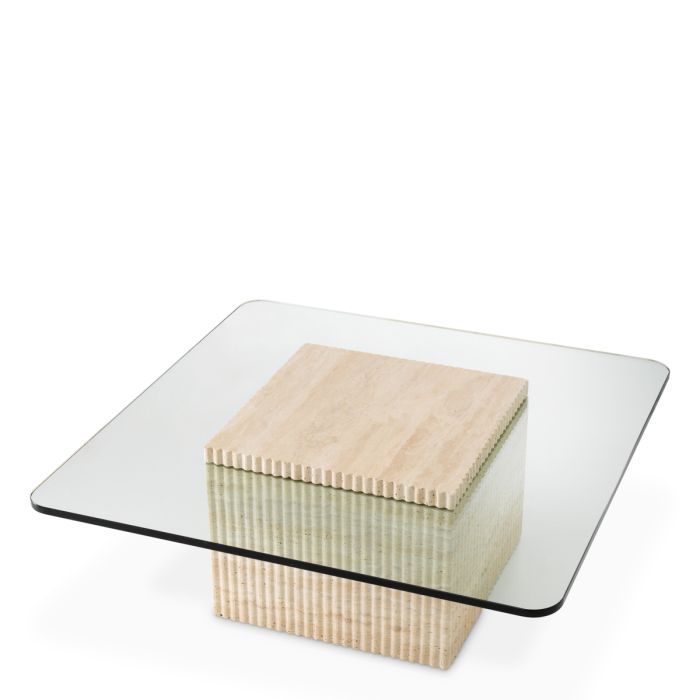 Table basse en travertin | Eichholtz Brindisi