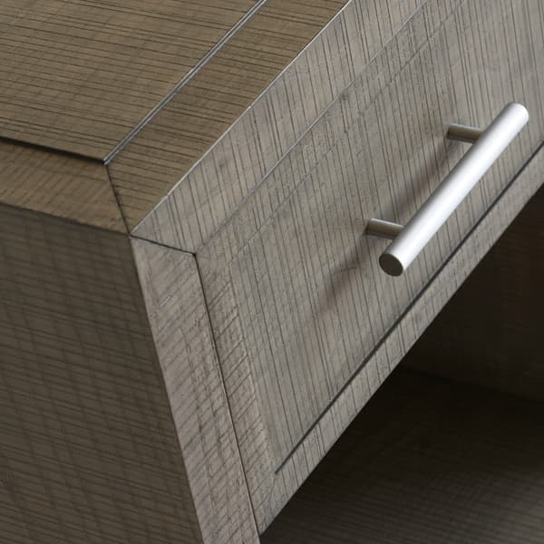 Table de chevet Raffles 1 Drawer Grey | Andrew Martin - vue de détail | REMO-HOME
