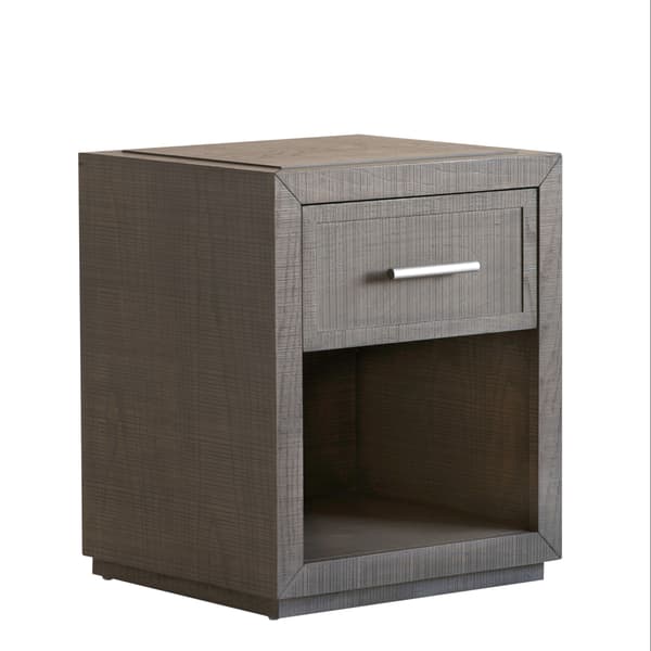 Table de chevet Raffles 1 Drawer Grey | Andrew Martin - vue principale | REMO-HOME