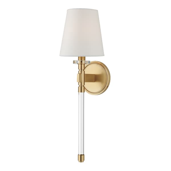 Applique murale Blixen Brass/Clear/White | Andrew Martin - vue principale | REMO-HOME