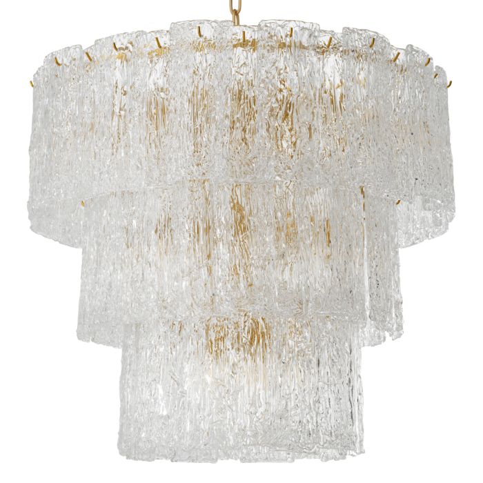 Lustre doré en verre soufflé | Eichholtz Almeria