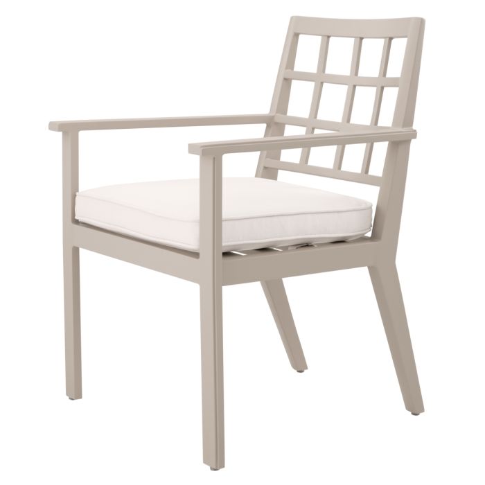 Chaise extérieure en métal sable | Eichholtz Cap-Ferrat
