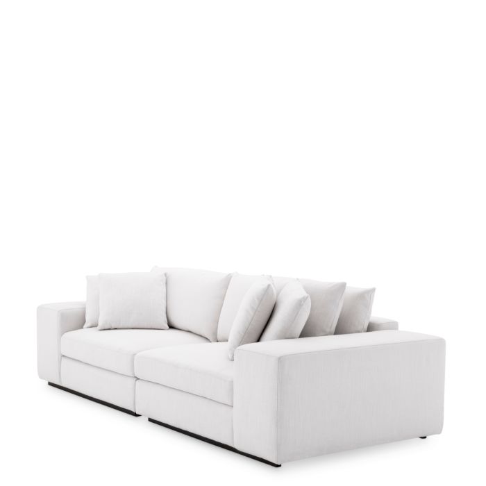 Canapé 2-3 places en tissu blanc | Eichholtz Vista Grande