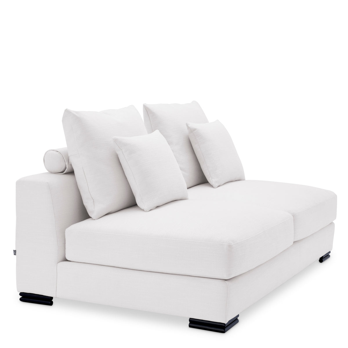Canapé modulable 2 places en tissu blanc Avalon | Eichholtz Clifford - vue d'ambiance | REMO-HOME