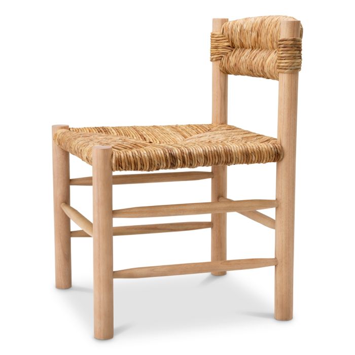 Chaise de salle à manger marron en rotin | Eichholtz Cosby
